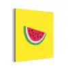 Fruit - Watermeloen - Geel aluminium wit klein -3d