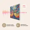 Kunst - Levensboom - Bloemen - Hippie PET vilt klein -USP_NL