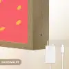 Aardbei - Gezichtje - Rood Light Box met batterij (Wandlamp kind) middel -USP_websiteoplaadbaarNL