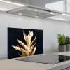 Bladeren - Goud - Herfst - Natuur - Luxe keuken achterwand spatscherm klein -3d_schuin