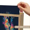 Voetballer - Bal - Kleurexplosie - Abstract Light Box met kabel (Kinderlampje) klein -USP_websiteprintNL