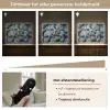 Zeesterren - Stenen - Wit Light Box met batterij (Wandlamp) middel -USP_dimbaarNL