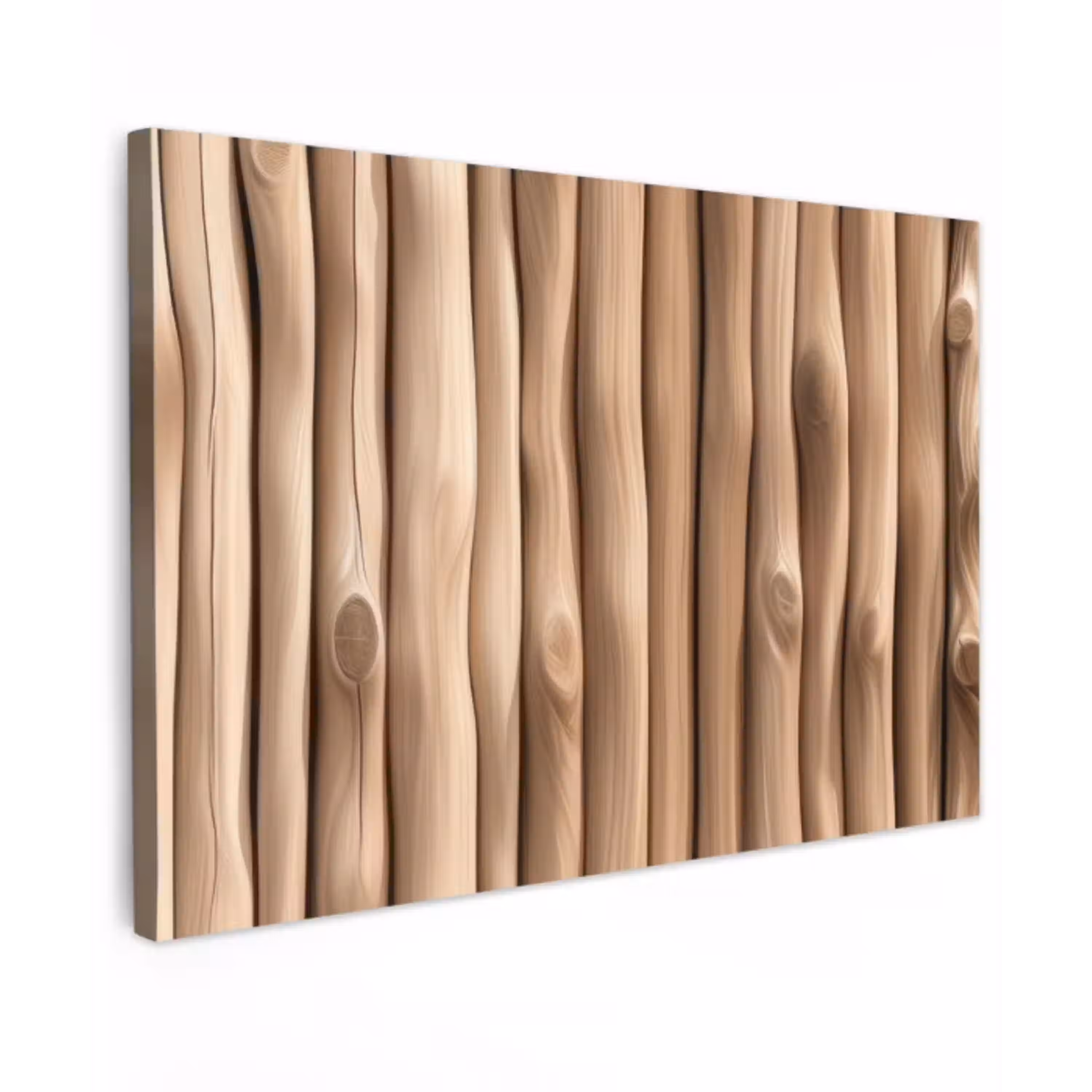 Hout - Stam - Lichtbruin canvas 2cm klein -z3d