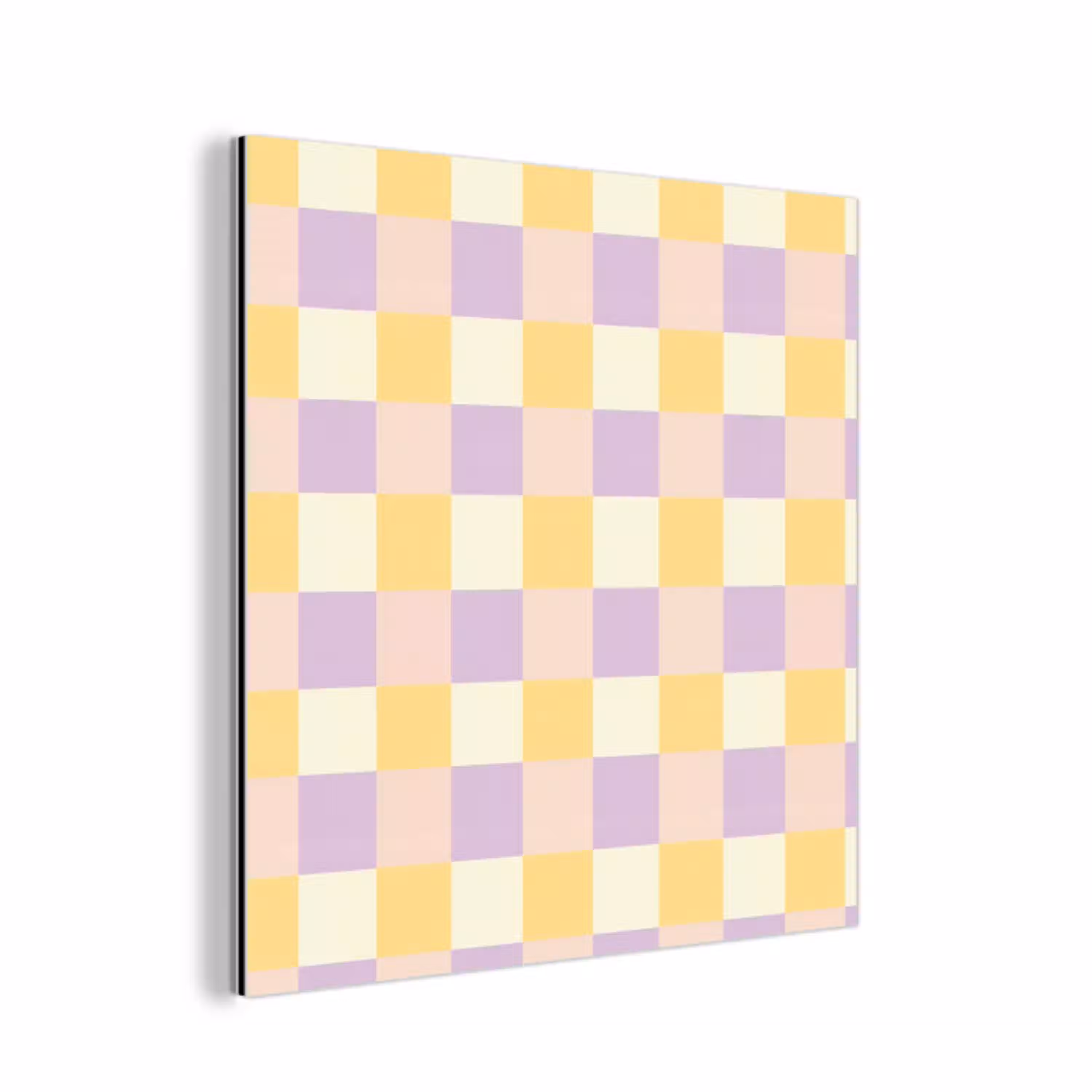 Blokjes - Lila - Geel aluminium wit klein 46 -3d