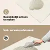 Schelp - Minimalistisch - Wit Inductie beschemer met haakjes klein -ky-schoon-nl
