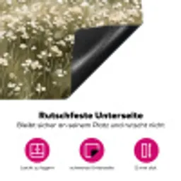 Illustratie - Landschap - Wit Inductie beschermer vinyl 3mm klein -zzzzzzz-lf-onderkant