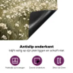 Illustratie - Landschap - Wit Inductie beschermer vinyl 3mm middel -zzzzzzz-cc-onderkant