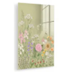 Botanisch - Bloemen - Kleurrijk plexiglas 5mm klein -zzzproduct_nieuw