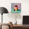 Taartje - Aardbeien - Glazuur - Kleurrijk aluminium wit klein -sfeer5