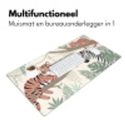 Jungle - Rustiek - Pastel Muismat XXL klein -sfeer4