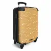 Vissen patroon beige NBS - Handbagage koffer - Kinderen Unisex middel -productfoto_3d