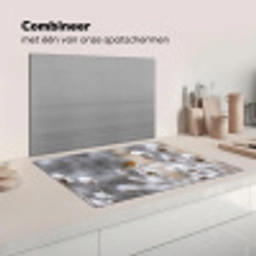Roodborstje - Gedroogde bloem - Sneeuw - Winter - Vertederend Inductie beschermer vinyl 3mm klein -wsfeer7_website