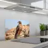 Valk - Vogel - Rots - Macht keuken achterwand spatscherm klein -3d_schuin