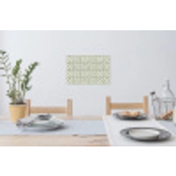 Krulornament - Tegel - Groen Muursticker klein 286 -eettafel