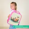 Otter - Strandbal - Kleurrijk Kinderrugzak - Roze middel -sfeer3_FR