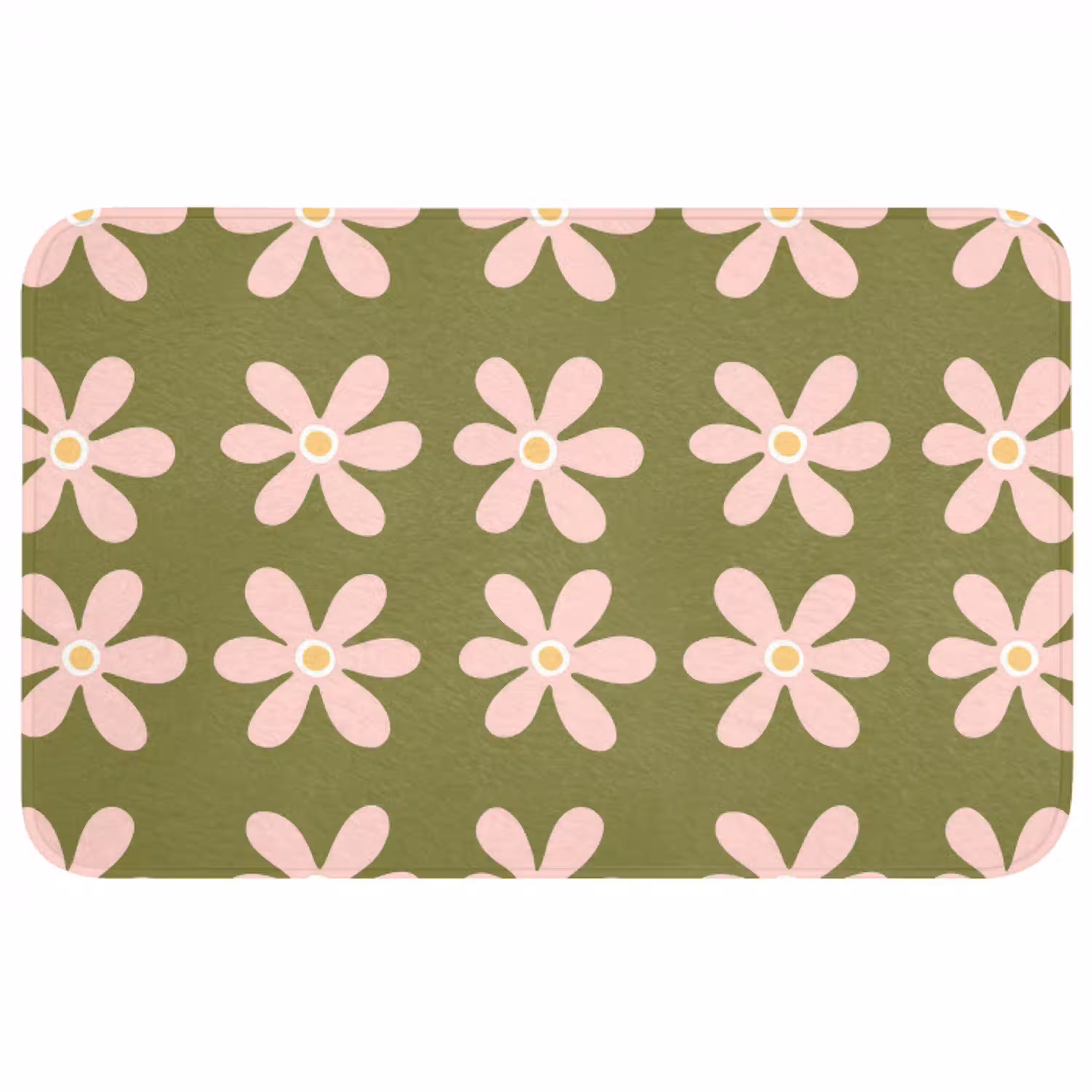 Bloem - Modern - Groen Badmat middel 997 -3d