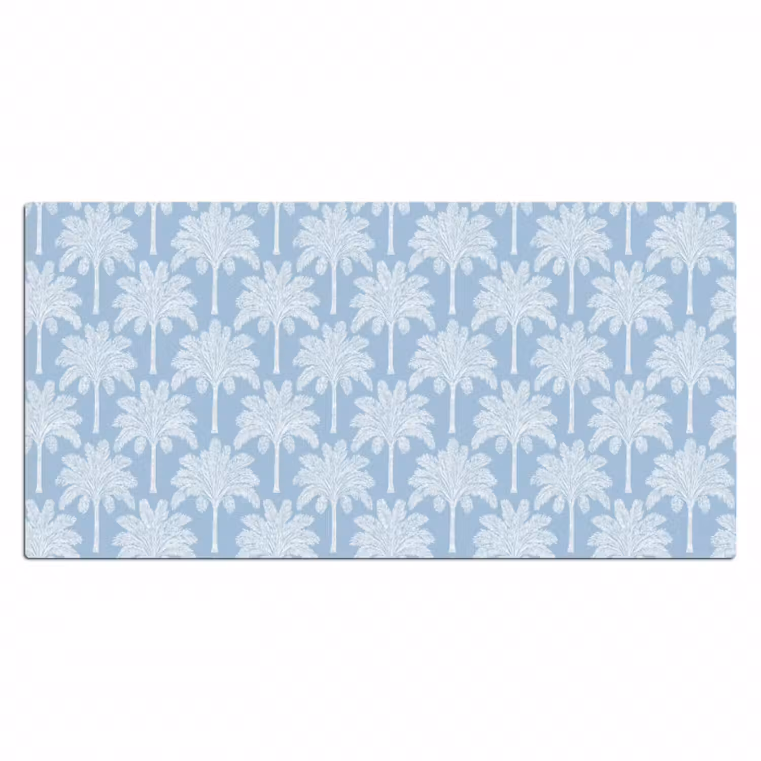 Schreibtischunterlage - Palme - Modern - Blau