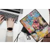 Zonnebril - Vrouw - Kleurrijk - Verfspetters laptophoes neopreen klein -bureau