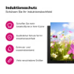 Zomerse Cosmea Inductie beschermer vinyl 3mm klein -zzzzzzz-lf-ups