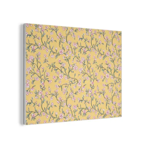 Bloemen - Motief - Geel PET vilt klein 837 -3d
