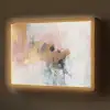 Abstract - Pastel kleuren - Goud - Modern - Aesthetic Light Box met batterij (Wandlamp) middel -z3d_website