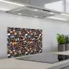 Gepolijst - Kiezel - Warm keuken achterwand spatscherm klein 900 -3d_schuin