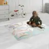 Prinses - Kasteel - Bloemen - Eenhoorn - Meisjes Speelmat klein -sfeer2