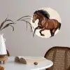 Paard - Galop - Energie Wandcirkel behangsticker klein -sfeer3