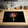 Kleurrijk - Boeket - Vaas - Goud Inductie beschermer vinyl 3mm klein -sfeer5