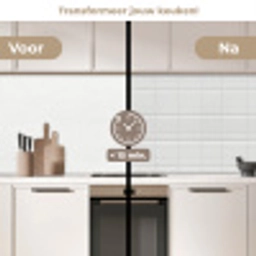 Metro - Tegels - Wit keuken achterwand 2 middel 871 -voor-na2_NL