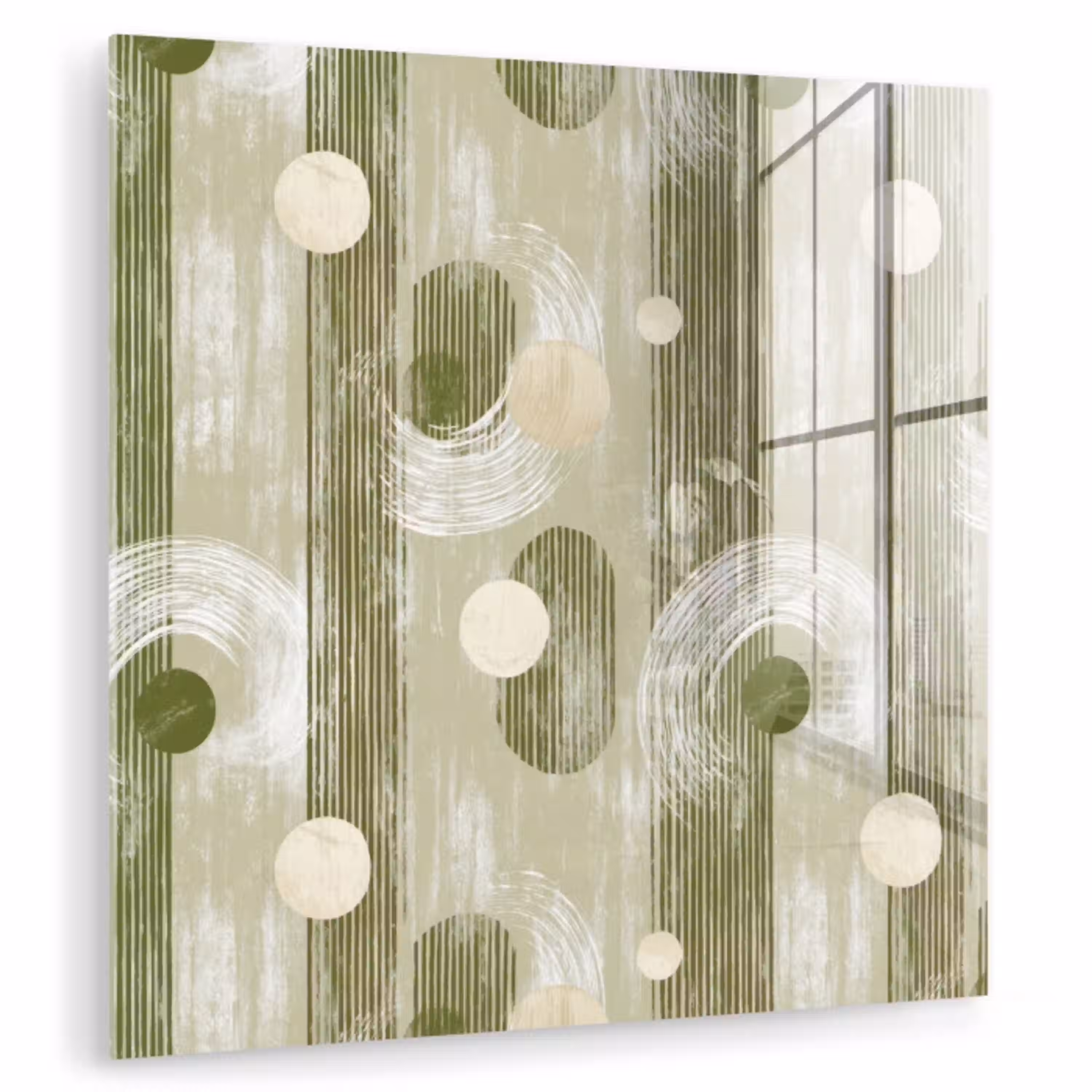 Artistiek - Modern - Groen plexiglas 5mm klein 11 -zzzproduct_nieuw
