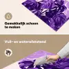 Bladeren - Paars - Tropisch - Abstract Inductie beschemer met haakjes klein -ky-schoon-nl
