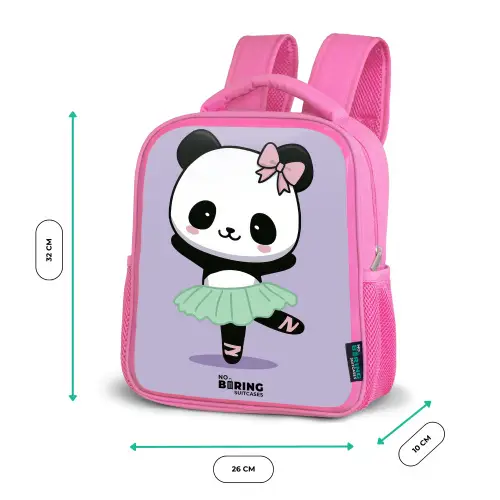 Kawai - Ballet - Panda Kinderrugzak - Roze middel -productfoto_formaten