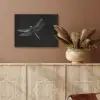 Libelle - Dieren - Zwart - Insect PET vilt klein -sfeer4
