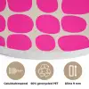 Stippen - Patroon - Roze Akoestische PET Vilt - Rond klein 838 -closeup_NL