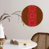 Slang - Boa - Rood -Groen Wandcirkel plexiglas klein 852 -sfeer4