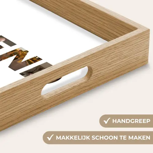 Vriend - Lettercollage Dienblad Rechthoek middel -USP_HandgreepNL