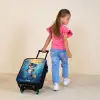 Haai met gezicht in het water Kinderkoffer - Zwart klein -sfeer1