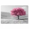 Boom - Natuur - Roze - Zwart wit Placemat vinyl groot -zzsfeer1_Kitchenyeah-website