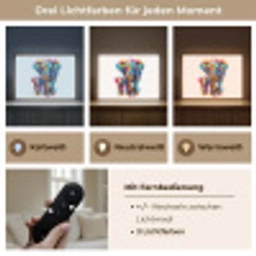 Olifanten - Dieren - Verf - Kleurrijk Light Box met batterij (Wandlamp) middel -USP_lichtkleurDE