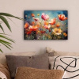 Bloemen - Watercolor - Kunst - Botanisch - Natuur canvas 2cm klein -sfeer1