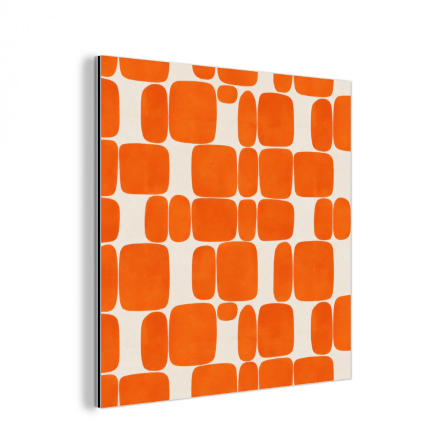 Patroon - Retro - Oranje aluminium wit klein 46 -3d