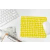 Stippen - Modern - Geel muismat rubber klein 262 -witbureau