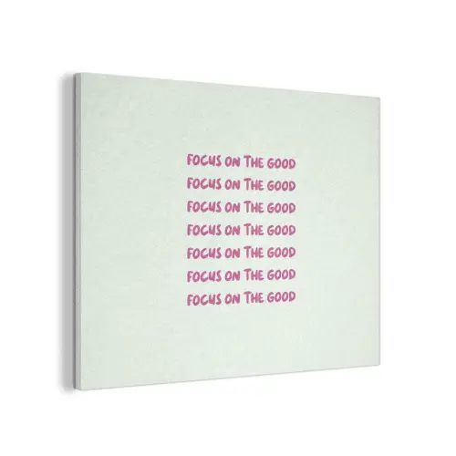 Focus on the good - Roze PET vilt klein -3d