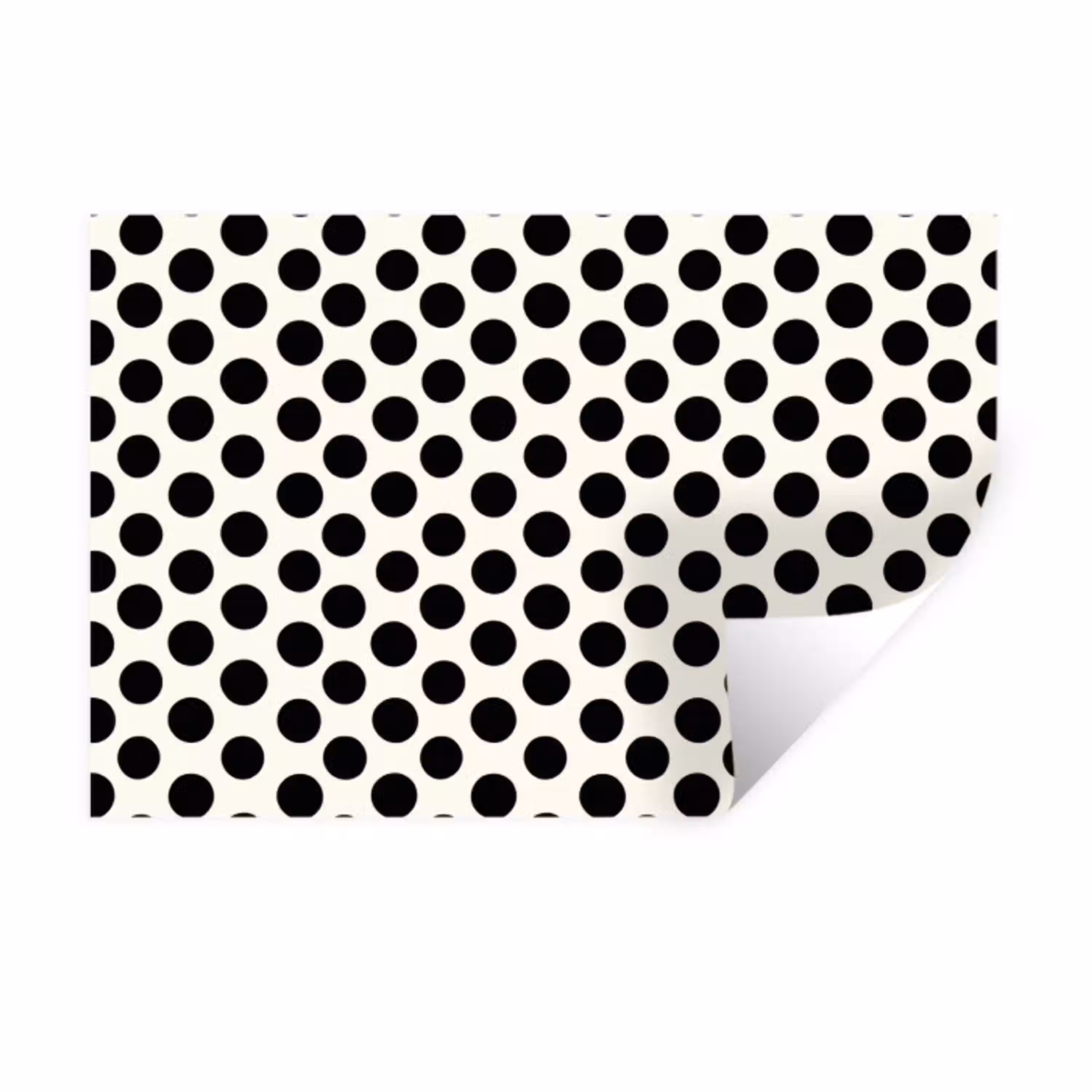 Klassiek - Stippen - Zwart Muursticker klein 286 -3d