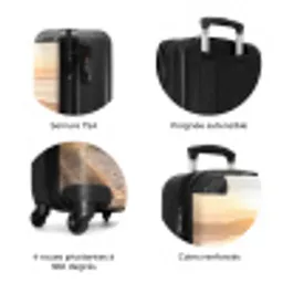 Duinen - Strand - Zee NBS - Handbagage koffer - Volwassenen Unisex middel zzzzzzzbolletjes_FR