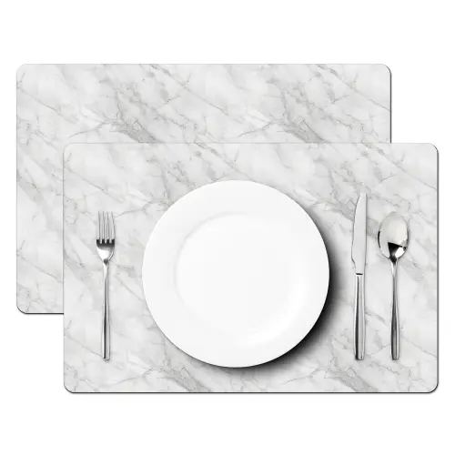 Klassiek - Marmer - Grijs Placemat vinyl groot 368 -zzsfeer2_Kitchenyeah-website