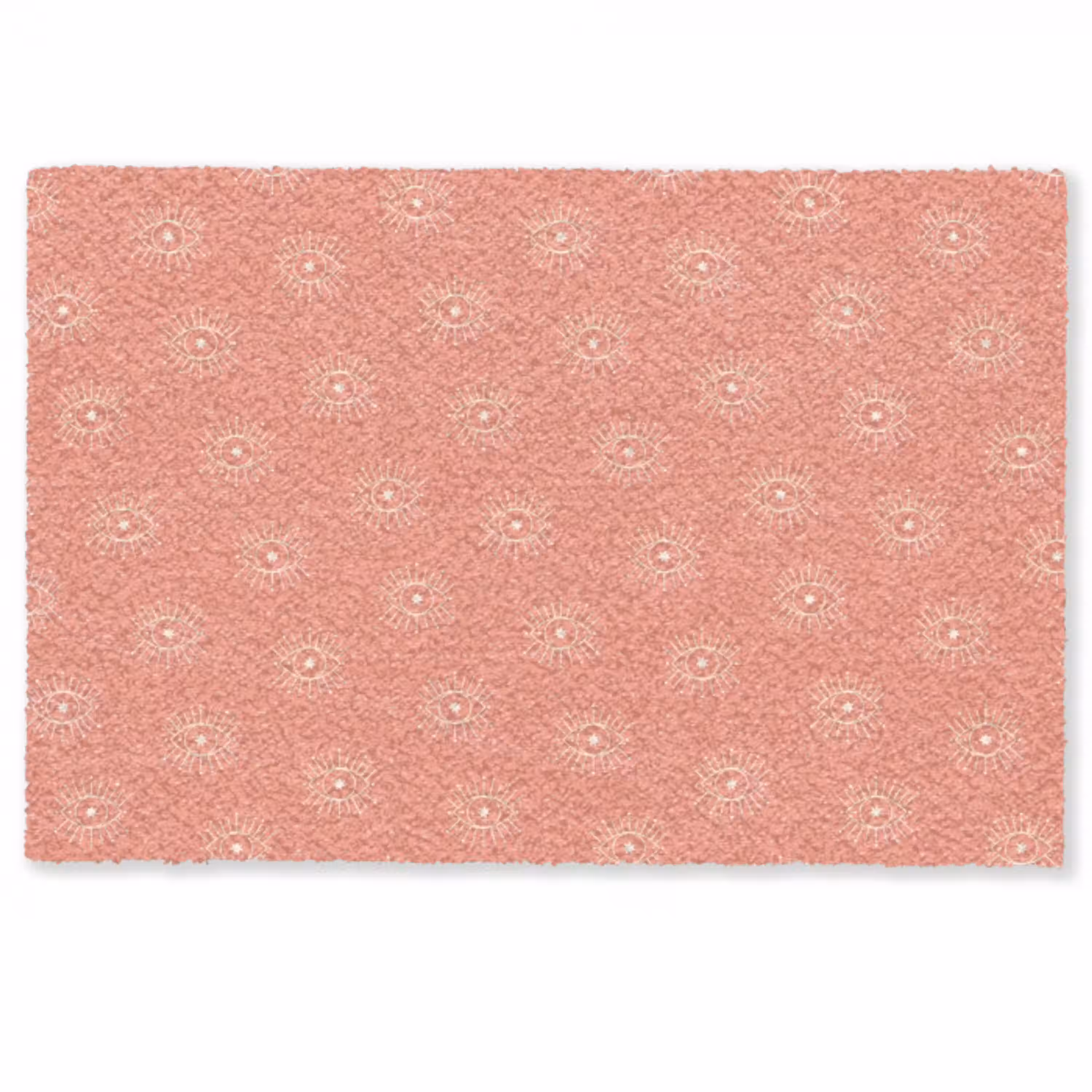 Boho - Print - Roze - Wit - Ogen Deurmat klein -zkaufland3d