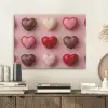 Macarons - Hartjes - Kleurrijk - Roze PET vilt klein -sfeer1