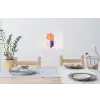 Cirkels - Abstract - Paars Muursticker klein -eettafel